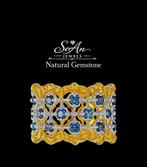 Zonder minimumprijs - Ring Zilver, Natuurlijke steen,, Nieuw