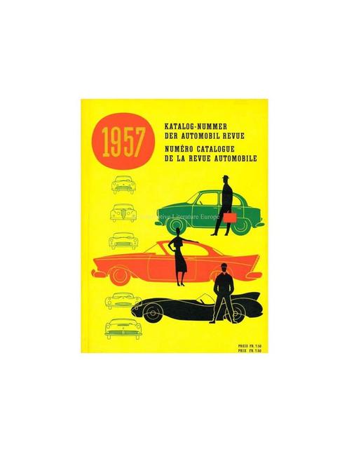 1957 AUTOMOBIL REVUE JAARBOEK DUITS FRANS, Boeken, Auto's | Boeken, Ophalen of Verzenden