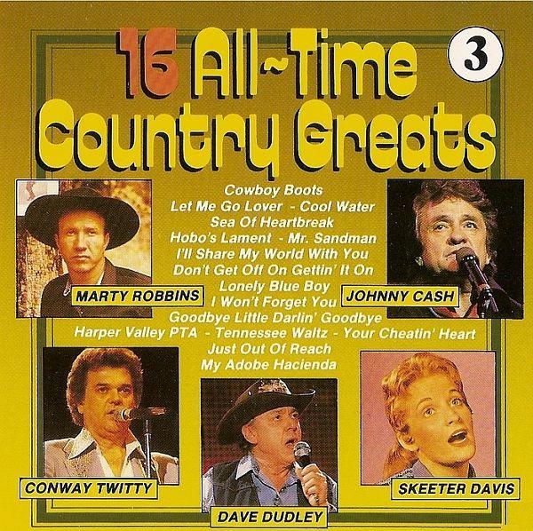 Various - 16 All-Time Country Greats 3, Cd's en Dvd's, Cd's | Pop, Gebruikt, Verzenden