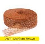 Jute band juteband jutte medium brown rol 40m 5 cm. br, Nieuw