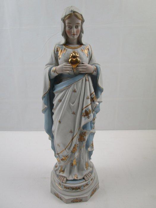 Heiligenfiguren - Maria en Josef - 45 cm - Porselein -, Antiek en Kunst, Antiek | Boeken en Manuscripten