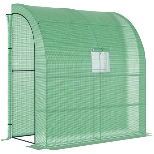 TRUUSK Foliekas 200 x 100 x 215 cm - 2 Deuren - UV-beschermi, Tuin en Terras, Kassen, Verzenden
