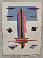 Boris Alepkow (XIX-XX) - Gouache originale signée à la main