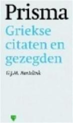 Griekse citaten en gezegden / Prisma pocket woordenboek /, Boeken, Gelezen, Verzenden, Nederlands, G.J.M. Bartelink