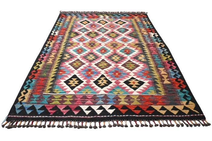 Kleurrijke Amira kilim - Vloerkleed - 165 cm - 120 cm -, Huis en Inrichting, Stoffering | Tapijten en Vloerkleden