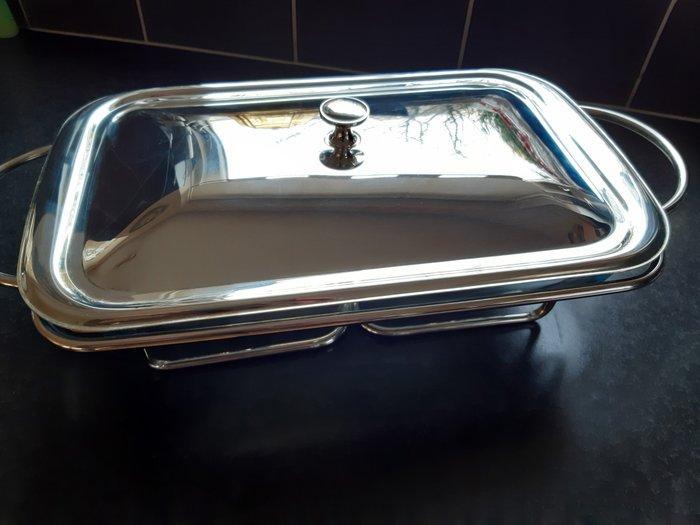 Marinex - Rechaud - Glass and silver plated, Antiek en Kunst, Antiek | Keukengerei