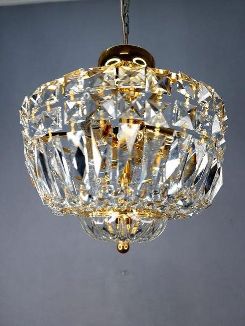 Kroonluchter - Kristal, Messing, Antiek en Kunst, Curiosa en Brocante