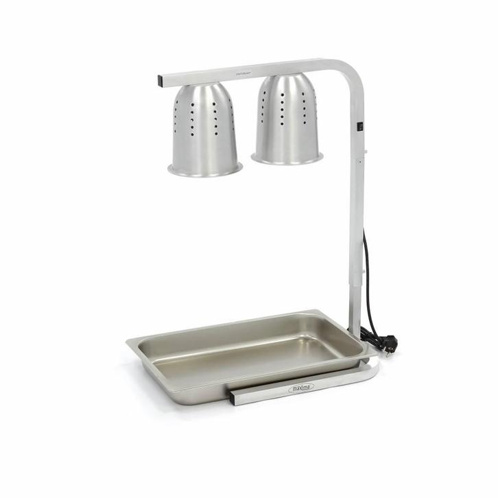 Warmtebrug - 2 Lampen - incl. Lampen en 1x 1/1 GN-Bak, Zakelijke goederen, Horeca | Keukenapparatuur, Nieuw in verpakking, Fornuis, Frituur en Grillen
