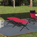 vidaXL Opvouwbaar Campingbed Rood Oxford stof, Caravans en Kamperen, Kampeeraccessoires, Verzenden, Nieuw