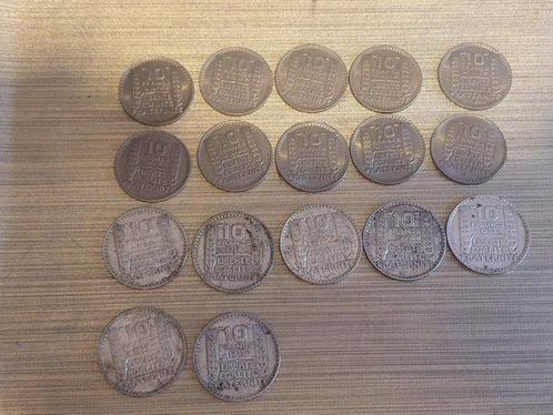 France. Lot de 20 monnaies (10 Francs et 20 Francs Turin, Postzegels en Munten, Munten | Europa | Niet-Euromunten