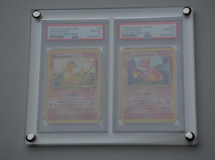 Pokémon - 2 Graded card - Charmander & Charmeleon 46 24 -, Hobby & Loisirs créatifs, Jeux de cartes à collectionner | Pokémon