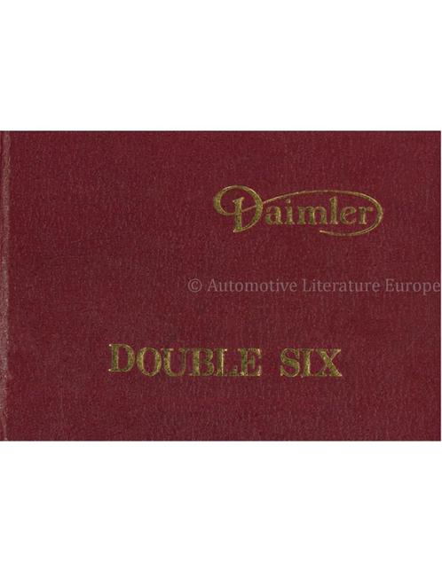 1980 DAIMLER DOUBLE SIX HARDCOVER INSTRUCTIEBOEKJE ENGELS, Auto diversen, Handleidingen en Instructieboekjes