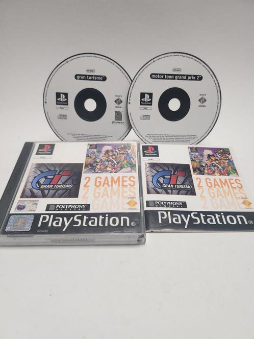 Gran Turismo & Motor Toon Grand Prix 2 Playstation 1, Games en Spelcomputers, Games | Sony PlayStation 1, Zo goed als nieuw, Ophalen of Verzenden