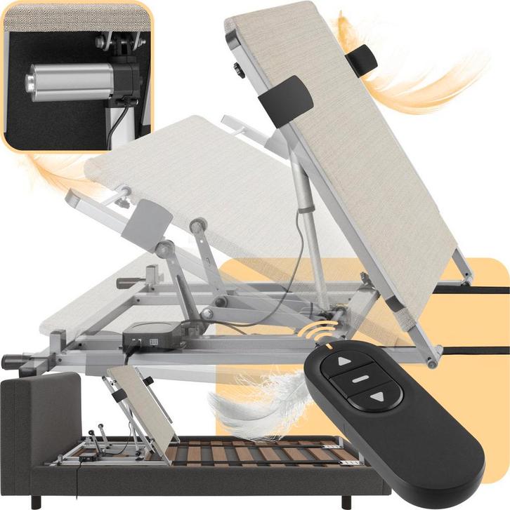 tectake® Elektrisch verstelbare rugleuning 110x243x62cm - Va, Huis en Inrichting, Overige Huis en Inrichting, Verzenden