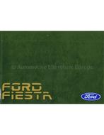 1987 FORD FIESTA INSTRUCTIEBOEKJE DUITS