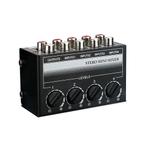 Mini Passief stereo audio mixer - 4 kanalen - CX400 - 4x RCA, TV, Hi-fi & Vidéo