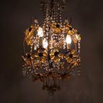 Plafondlamp - decorato - Muranoglas - bloemen en druppels