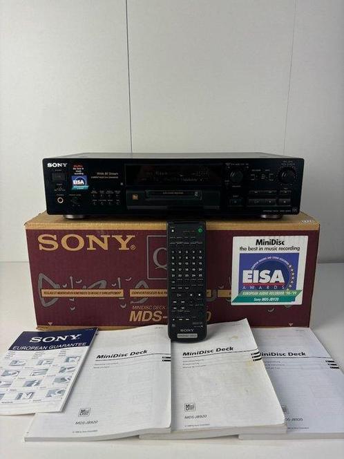 Sony - MDS-JB920 - QS Series - In Box - Minidisc deck, TV, Hi-fi & Vidéo, Radios