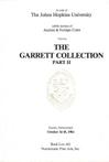 Literatur 1984 Schweiz The Garrett Collection Part Ii (jo...