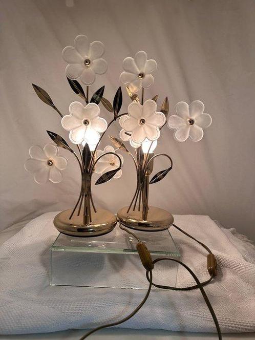 Lampe de table (2) - satin, Antiek en Kunst, Curiosa en Brocante