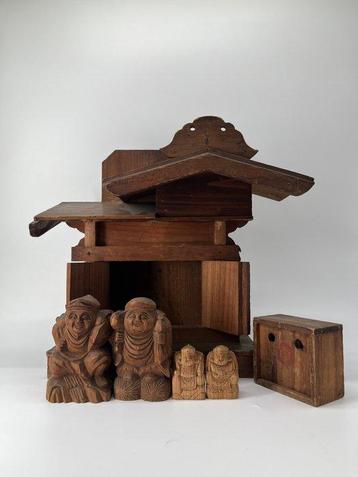 Ancien autel shintoïste (style sanctuaire) - Bois,