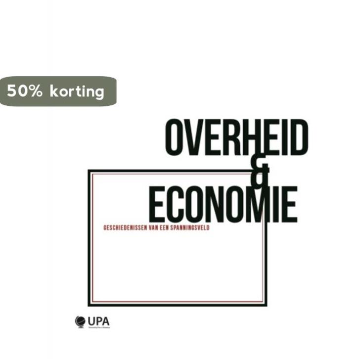 Overheid & economie 9789057180903, Boeken, Geschiedenis | Wereld, Gelezen, Verzenden