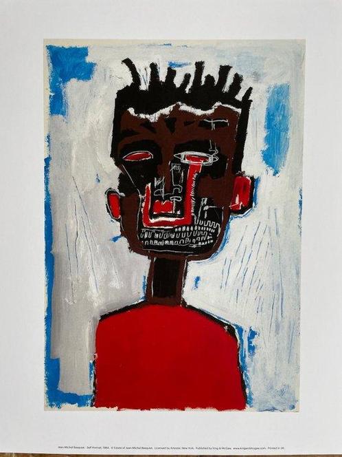 Jean-Michel Basquiat - (after) Self Portrait 1984, licensed, Antiquités & Art, Art | Objets design