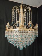 Lamp - Kristal en messing, Antiek en Kunst