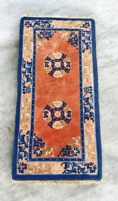 China, Peking - Vloerkleed - 142 cm - 68 cm, Huis en Inrichting, Stoffering | Tapijten en Vloerkleden