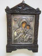 Icoon - Moeder Gods - .950 zilver, Antiquités & Art, Antiquités | Livres & Manuscrits