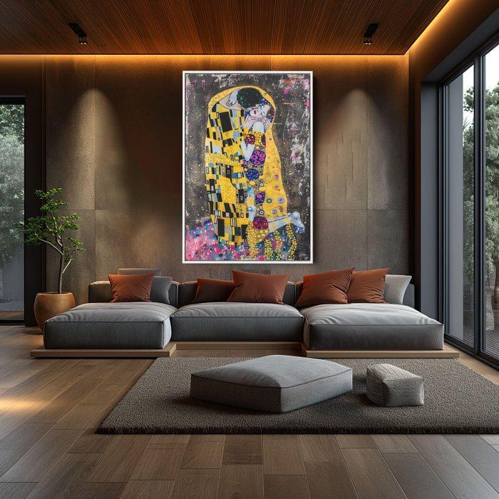 Dine Chanima (XX-XXI) - (XXL) Giant Street Canvas Of Love, Antiek en Kunst, Kunst | Designobjecten