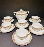 Jean Boyer Limoges - Art Deco tea service with sugar bowl -