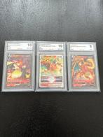 Pokémon - 3 Graded card - CHARIZARD VSTAR & LANCE’S