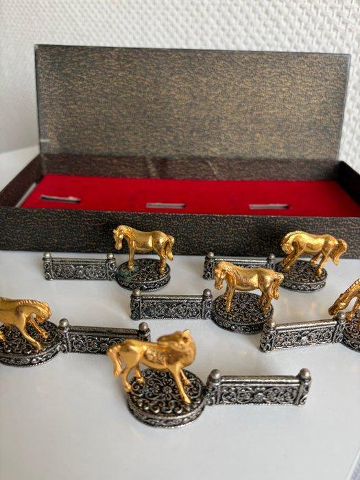 Porte-couteau/ Supports de Couverts Équestres (6 pièces) –, Antiquités & Art, Antiquités | Ustensiles de cuisine