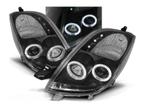 Angel Eyes koplampen Black geschikt voor Toyota Yaris, Auto-onderdelen, Verzenden, Nieuw, Toyota