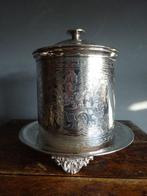 Barker & Ellis - Pot - Verzilverd - Theebus /koekjespot, Antiek en Kunst