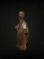 Sculpture, kerkvader / 17e - 18e eeuw - 45 cm - Chêne - 1650, Antiek en Kunst