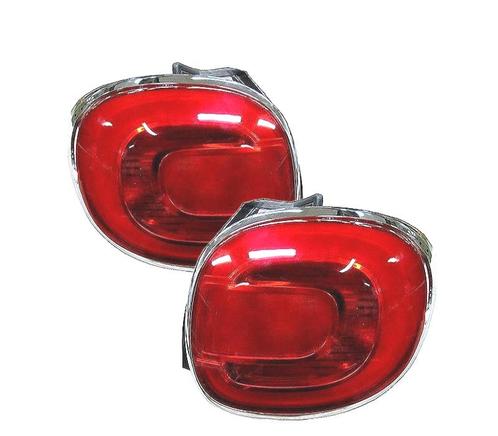 FEUX ARRIÈRE LED POUR FIAT 500L 12-17 CONTOUR CHROMÉ, Auto-onderdelen, Verlichting, Verzenden