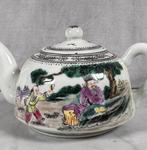 Theepot - Porselein - Famille rose theepot