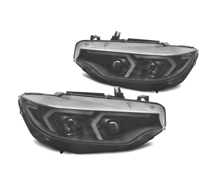 PHARES BMW F32 F33 13-17 XENON DRL NOIR, Autos : Pièces & Accessoires, Éclairage, Envoi