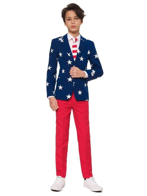USA Stars Stripes Pak Jongen Tiener OppoSuits, Enfants & Bébés, Costumes de carnaval & Déguisements, Envoi