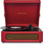 Crosley Voyager CR8017B-BUR - Burgundy Rood - Bluetooth i..., TV, Hi-fi & Vidéo, Tourne-disques, Verzenden