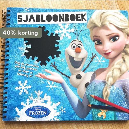 SJABLOONBOEK FROZEN 8712048292850, Boeken, Overige Boeken, Gelezen, Verzenden