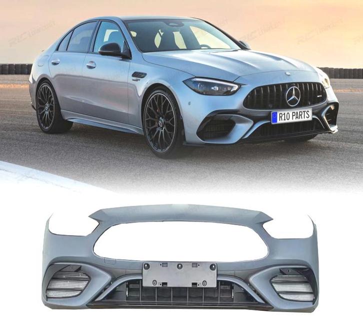 PARE-CHOCS AVANT MERCEDES W206 22- LOOK AMG C63, Auto-onderdelen, Carrosserie, Verzenden
