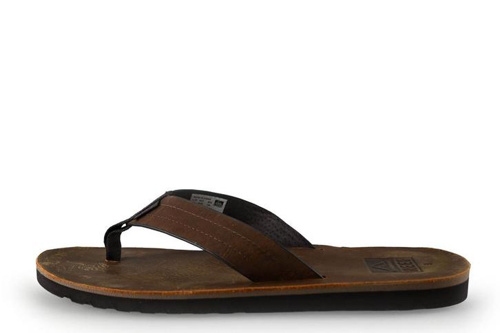 Reef Slippers in maat 42 Bruin | 5% extra korting, Kleding | Heren, Schoenen, Bruin, Gedragen, Slippers, Verzenden