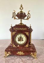 Pendule - Brons, Marmer - 1850-1900, Antiek en Kunst