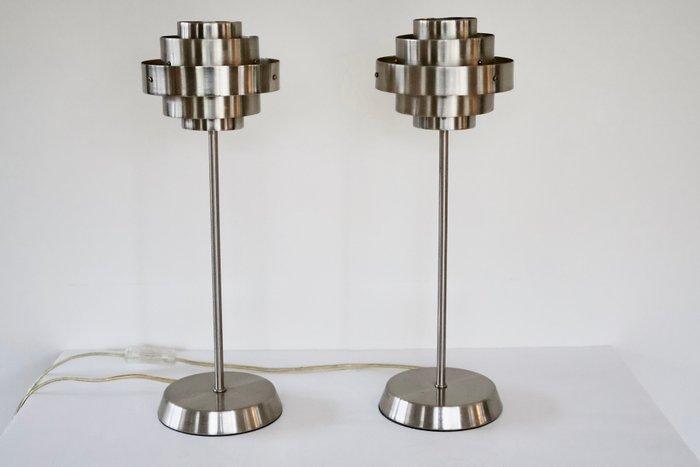 Besselink - Tafellamp (2) - Chroom - Scandinavische stijl, Antiek en Kunst, Antiek | Meubels | Stoelen en Sofa's