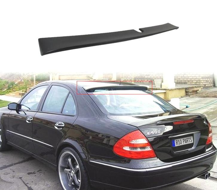 SPOILER DE TOIT MERCEDES CLASSE E W211 02-06 LOOK AMG NOIR B, Auto-onderdelen, Carrosserie, Verzenden