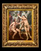 Peter Paul Rubens (1577-1640), Navolger van - Adamo ed Eva, Antiek en Kunst