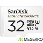 SanDisk High Endurance 32GB MicroSDHC Geheugenkaart, Verzenden